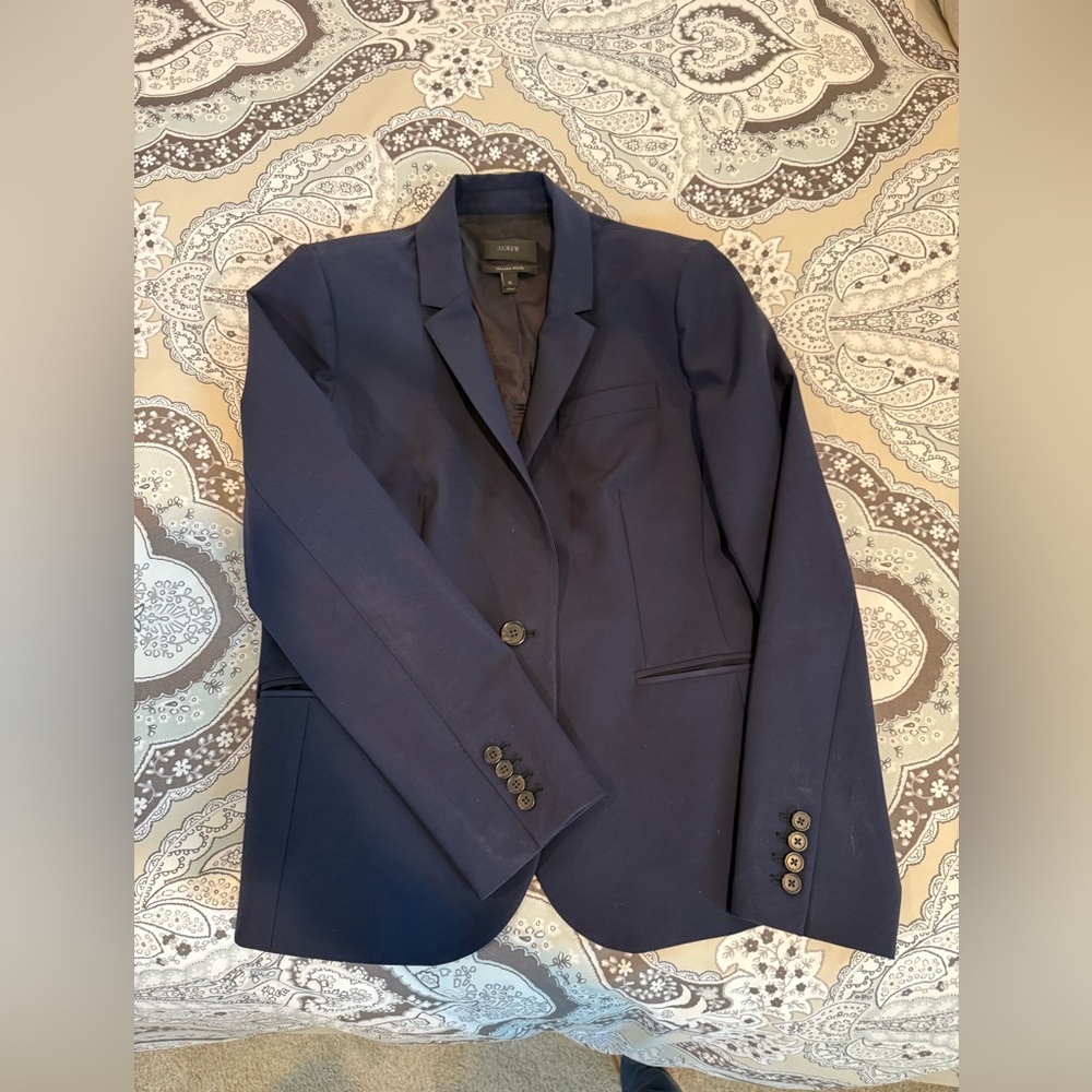J.Crew Navy Campbell Blazer, Size 12, Like new